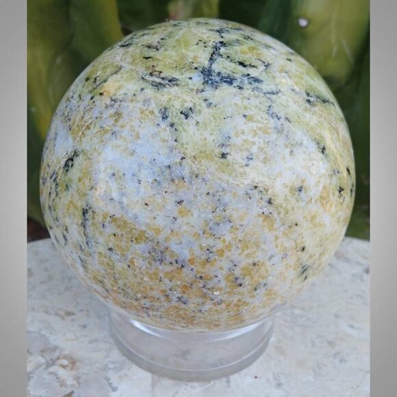 70mm serpentine sphere with dendrite 02 clarity focus problem solving CHAKRA - Picture 2 of 8